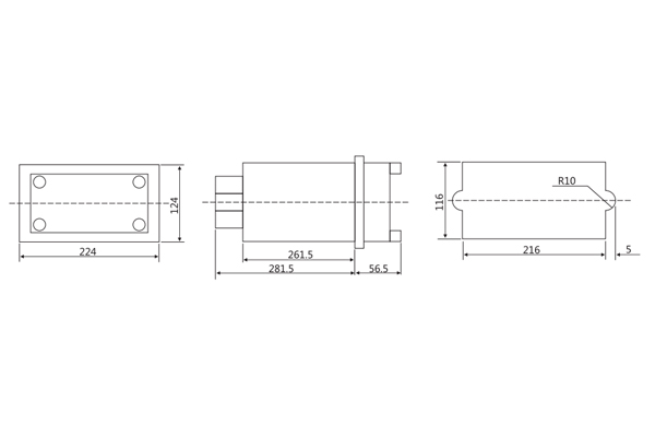 外形及安裝尺寸圖 外形及安裝尺寸圖