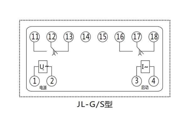 JL-G-S內(nèi)部端子外引接線圖 JL-G-S內(nèi)部端子外引接線圖(正視)1.jpg